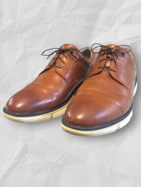 Johnston & Murphy Tan Leather Dress Hybrid Sneakers Size 11 Comfortable XC4